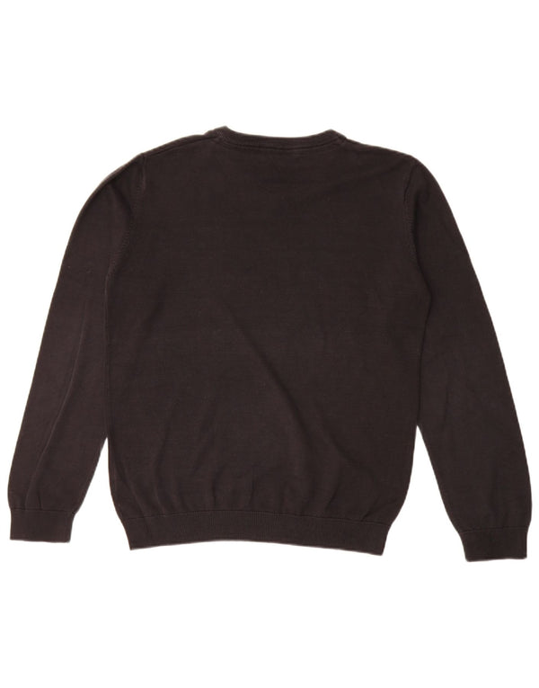 Marks & Spencer Boys V-Neck Jumper Sweater 14-15 Years Black Cotton