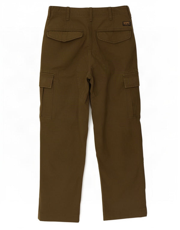 Superdry Womens Loose Fit Cargo Trousers W28 L32 Khaki