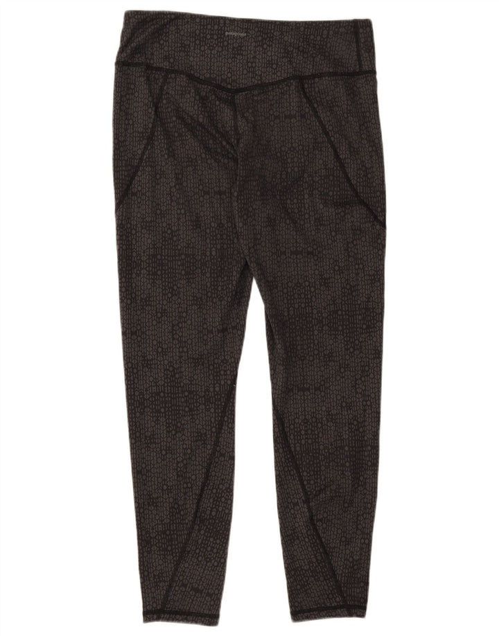 Patagonia Womens Leggings UK 14 Large Grey Geometric Polyester