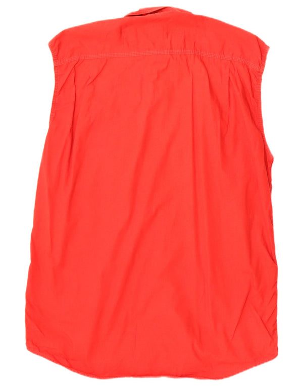 Levi's Mens Sleeveless Shirt Medium Red
