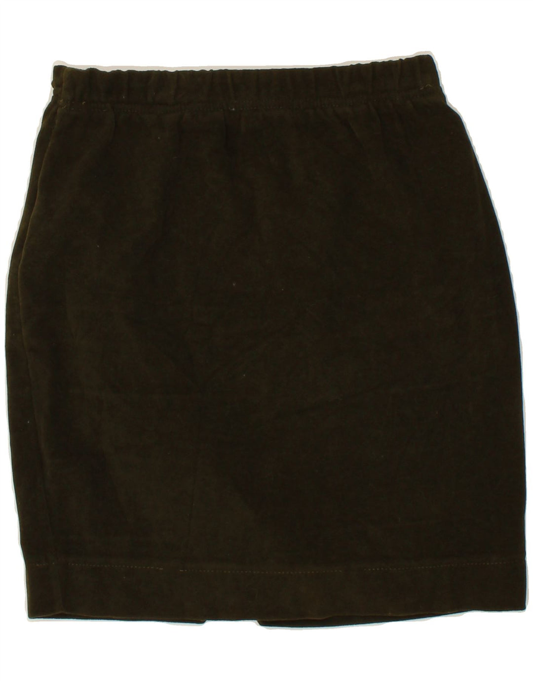 VINTAGE Womens Pencil Skirt W26 Small Green Cotton Vintage Vintage and Second-Hand Vintage from Messina Hembry 