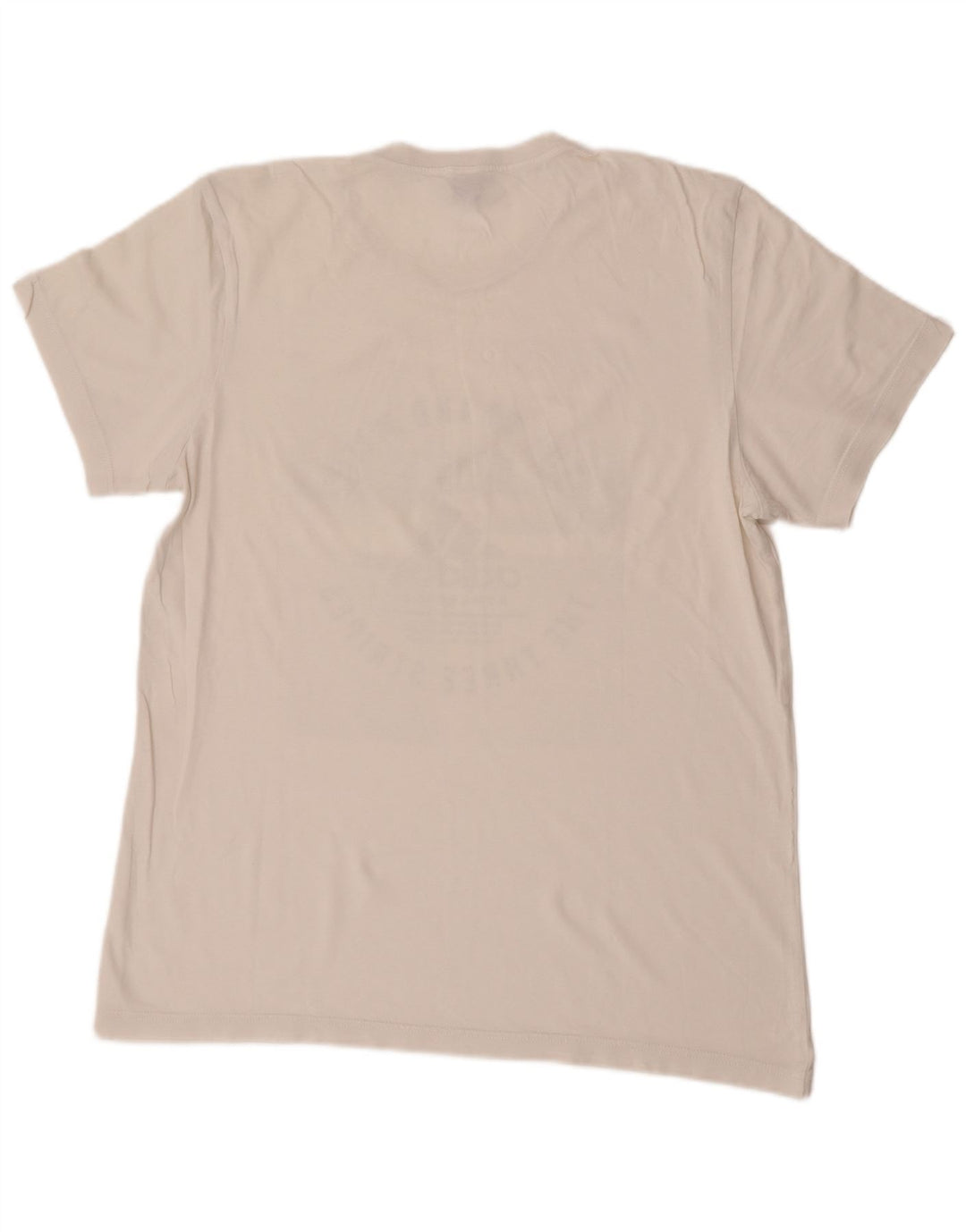 Adidas Mens Three Stripes Graphic T-Shirt Top Medium White