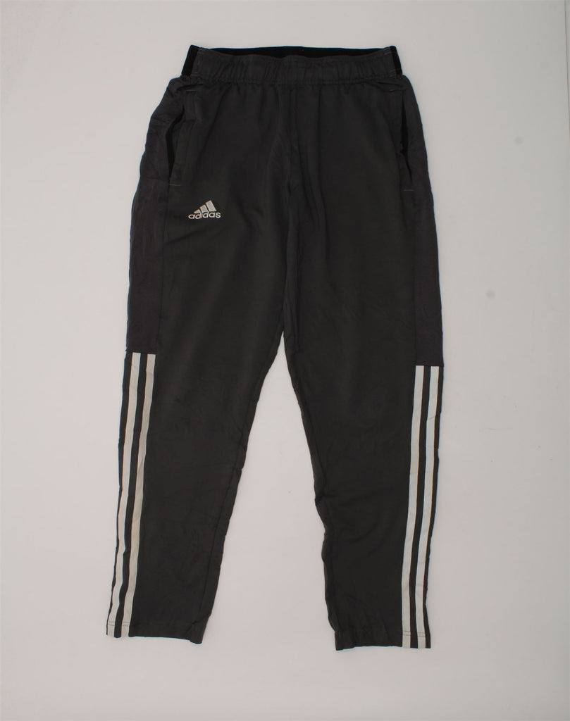 ADIDAS Boys Tracksuit Trousers 11-12 Years Grey Polyester | Vintage Adidas | Thrift | Second-Hand Adidas | Used Clothing | Messina Hembry 