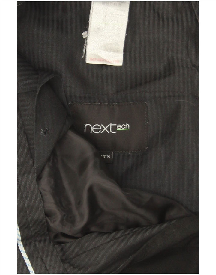 Next Mens Straight Chino Trousers W34 L30 Black