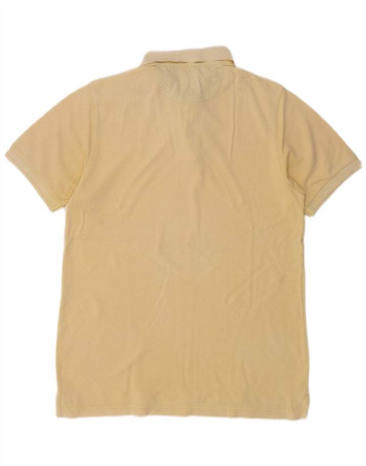 DOCKERS Mens Polo Shirt Large Yellow