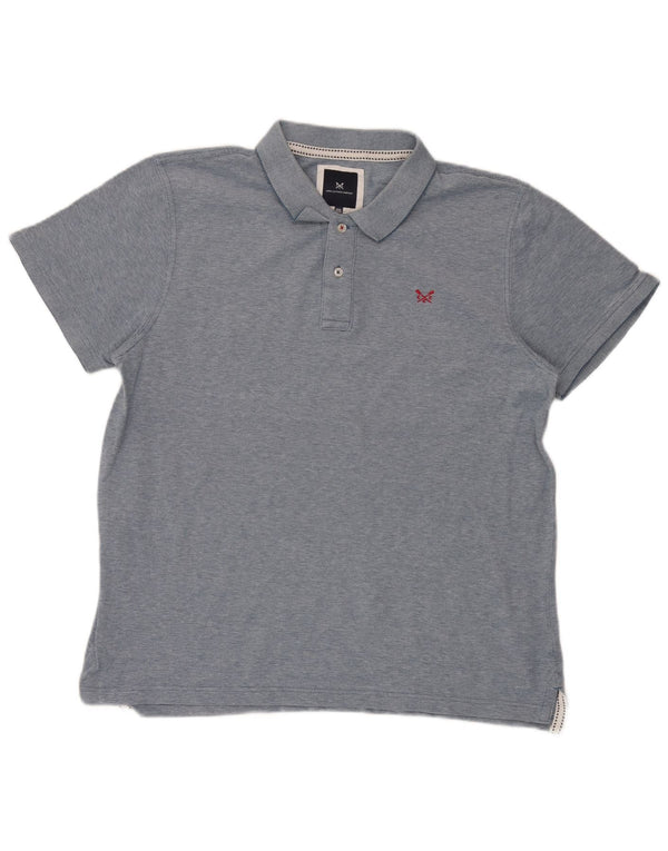 Crew Clothing Mens Polo Shirt 3XL Blue Cotton