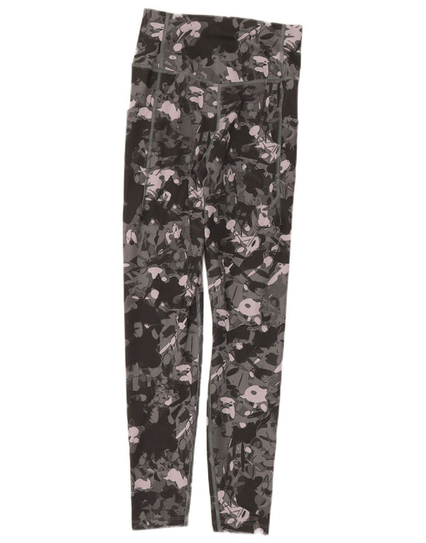 The North Face Womens Abstract Pattern Leggings UK 8 Small Multicoloured
