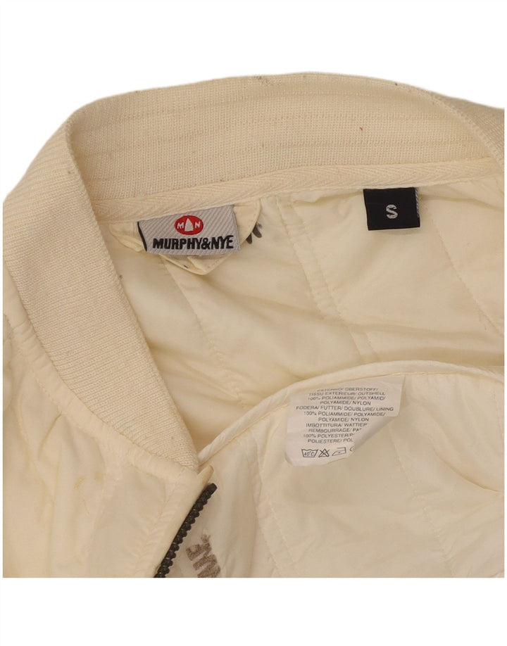 Murphy & Nye Womens Padded Gilet UK 10 Small Off White Polyamide