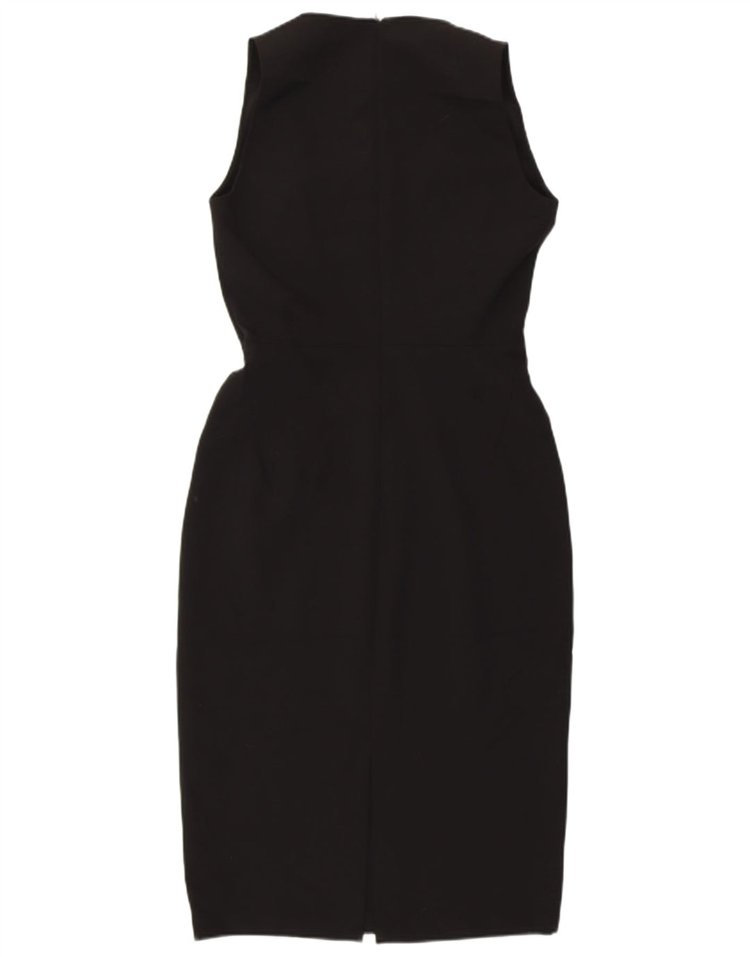 Zara Womens Sleeveless Bodycon Dress UK 12 Medium Black Polyester