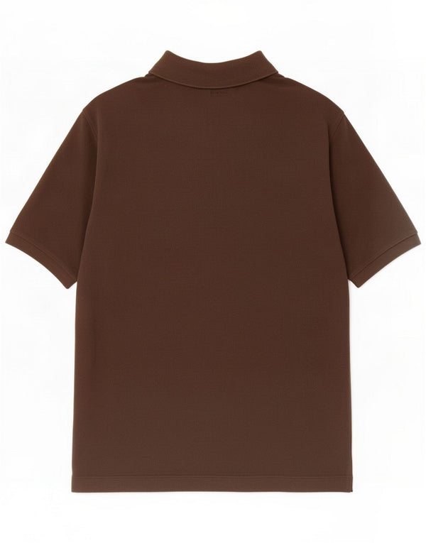 Henry Cottons Mens Polo Shirt XL Brown Cotton