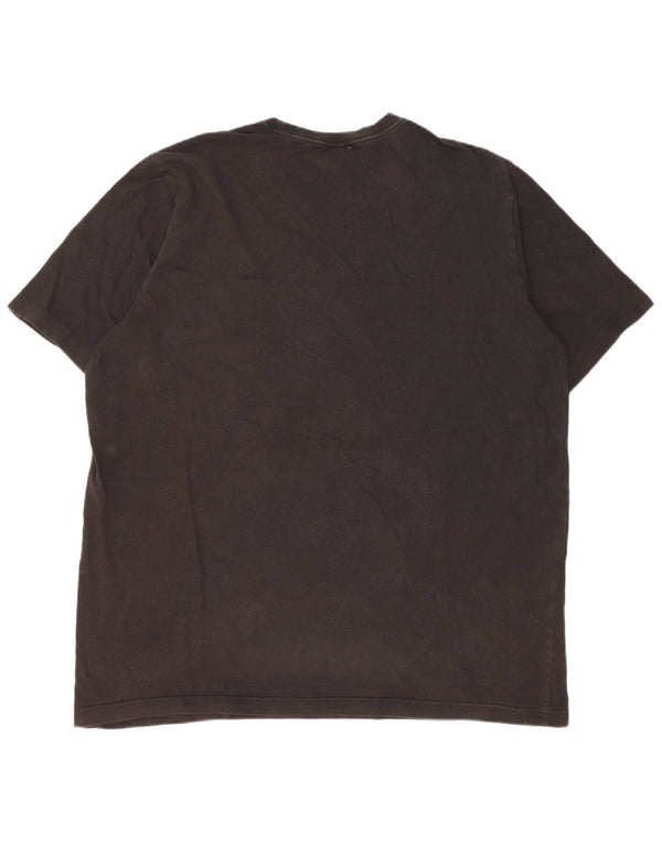 Adidas Mens Graphic T-Shirt Top XL Black Cotton