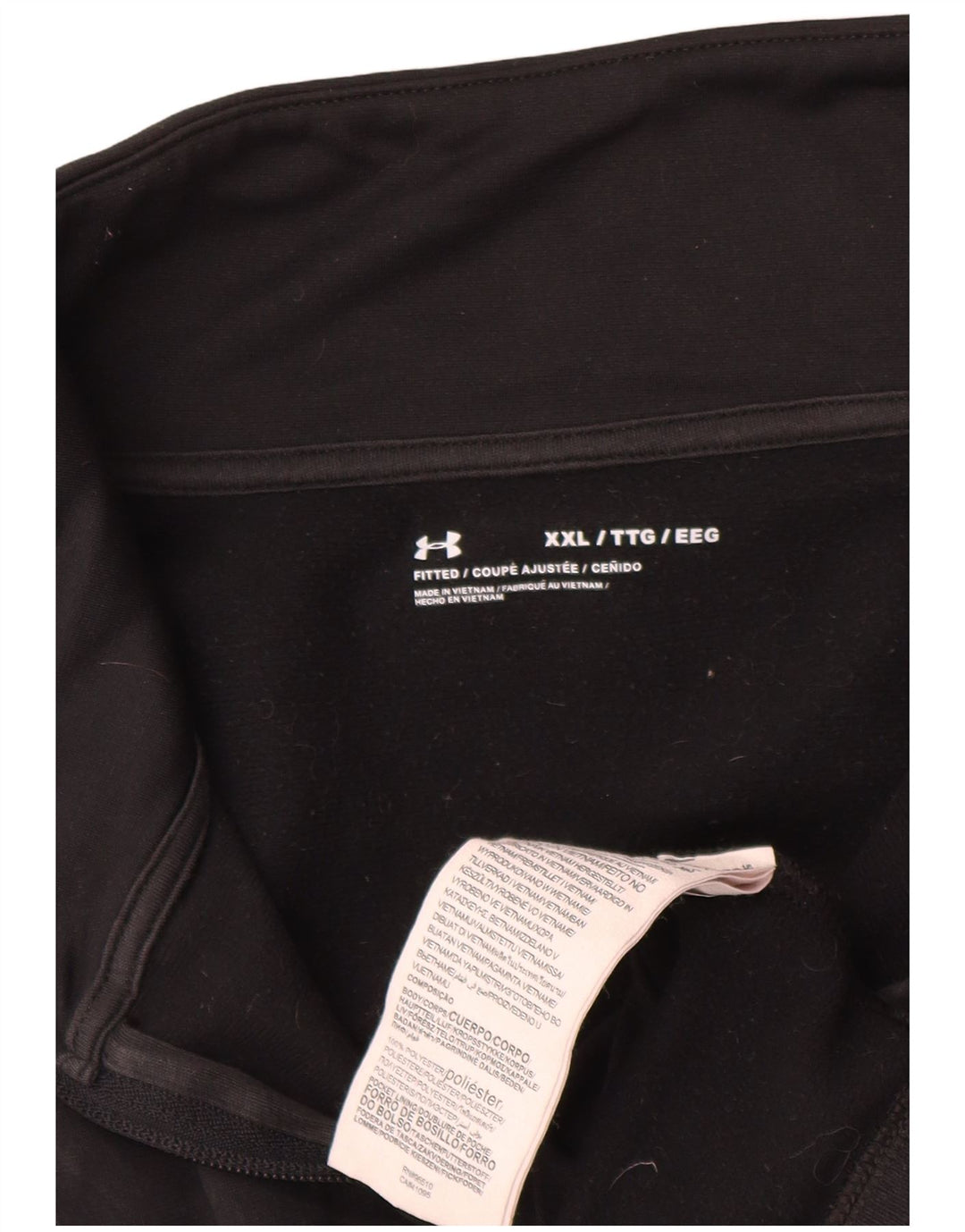 Under Armour Womens Tracksuit Top Jacket UK 20 2XL Black Colourblock
