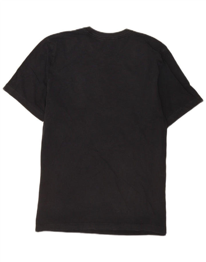 Nike Mens Graphic T-Shirt Top Medium Black Cotton