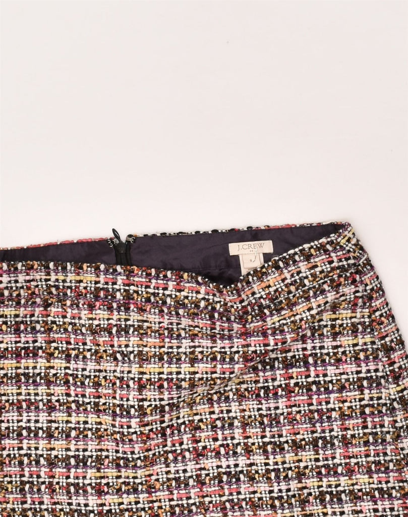 J. CREW Womens Mini Straight Skirt US 8 Medium W32  Multicoloured Acrylic | Vintage J. Crew | Thrift | Second-Hand J. Crew | Used Clothing | Messina Hembry 