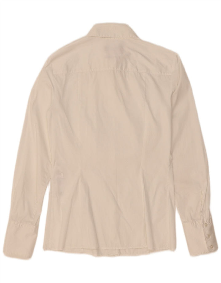 Hugo Boss Womens Shirt EU 34 XS White Cotton