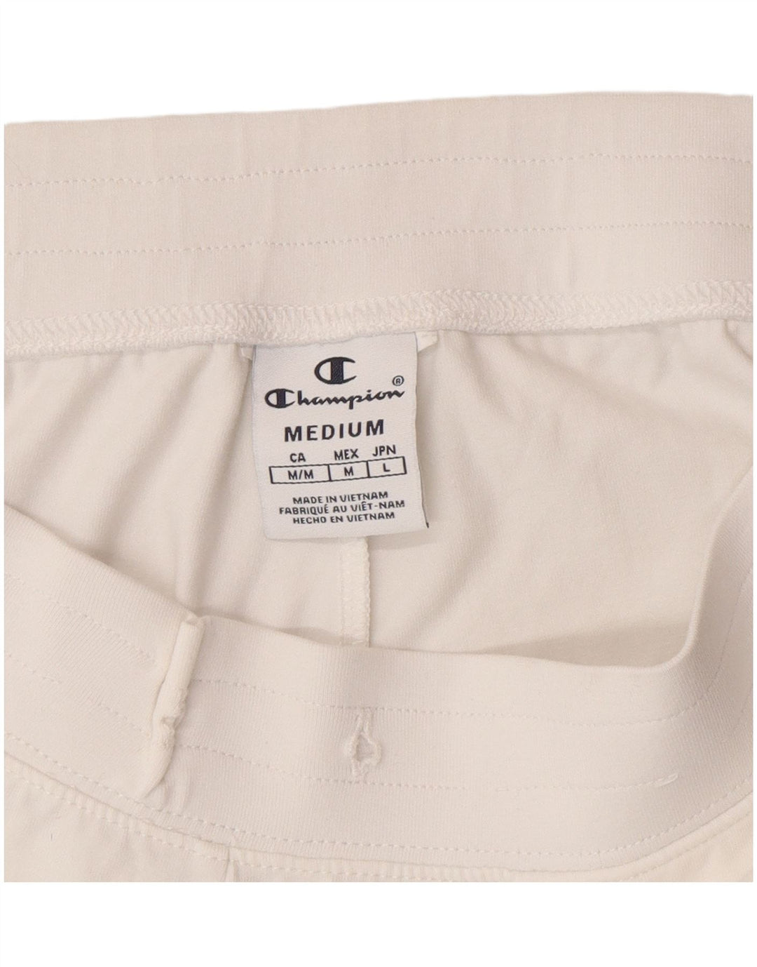 Champion Womens Graphic Sport Shorts UK 12 Medium  White