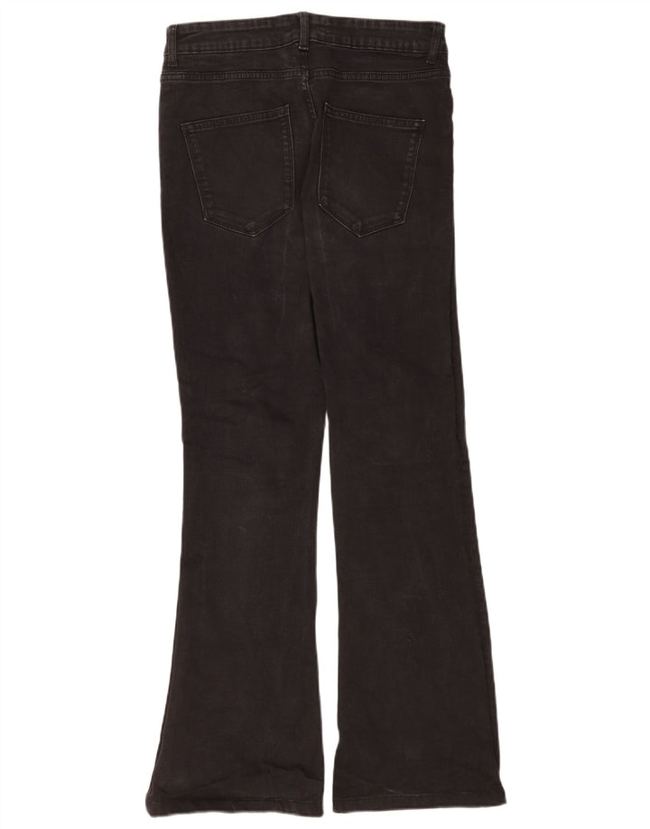 Zara Womens Flared Jeans EU 40 Medium W30 L30 Black Cotton