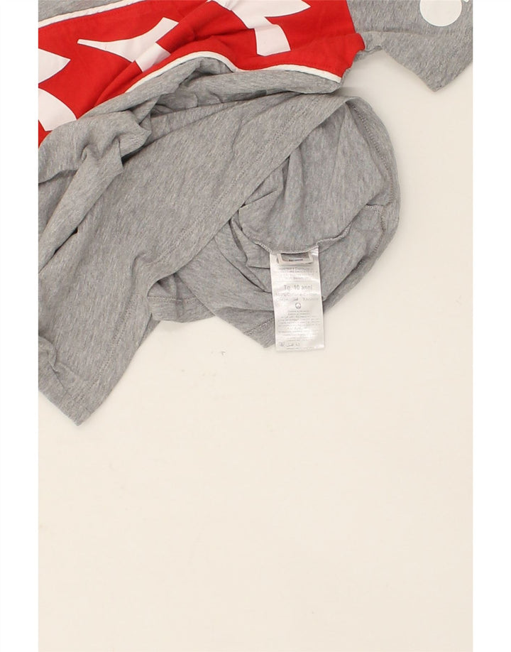 DIADORA Boys Graphic T-Shirt Top 9-10 Years Grey Cotton | Vintage Diadora | Thrift | Second-Hand Diadora | Used Clothing | Messina Hembry 