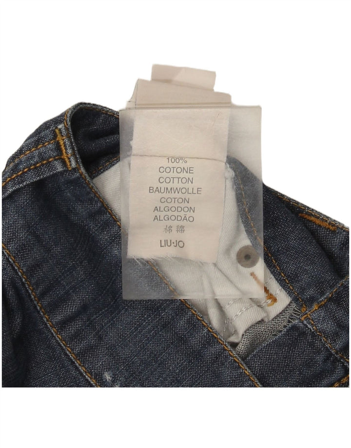 Liu Jo Womens Denim Shorts W28 Medium Blue Cotton