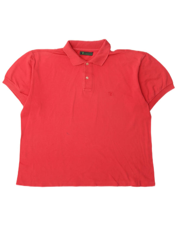 Gymnasium Mens Polo Shirt Large Pink Sports
