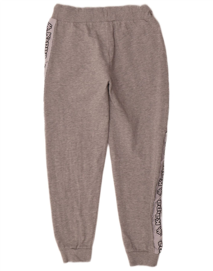 Kappa Womens Graphic Tracksuit Trousers Joggers UK 14 Medium  Grey