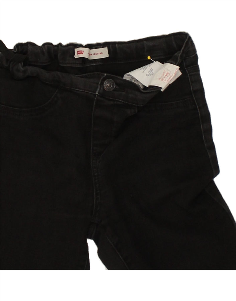 LEVI'S Girls Jegging Jeans 11-12 Years W24 L27 Black Cotton Vintage Levi's and Second-Hand Levi's from Messina Hembry 