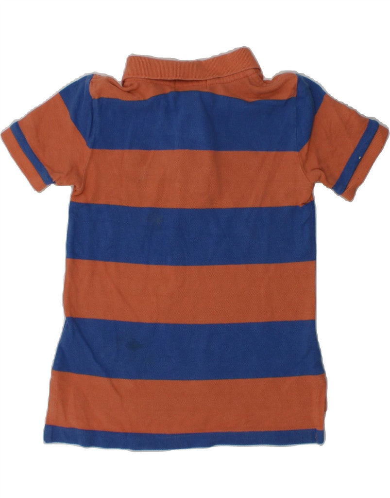 POLO RALPH LAUREN Boys Polo Shirt 2-3 Years Orange Striped Cotton | Vintage Polo Ralph Lauren | Thrift | Second-Hand Polo Ralph Lauren | Used Clothing | Messina Hembry 