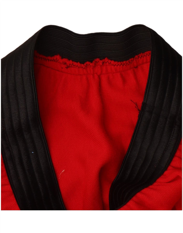 Vintage Womens Mini Skirt W22 2XS Red Colourblock