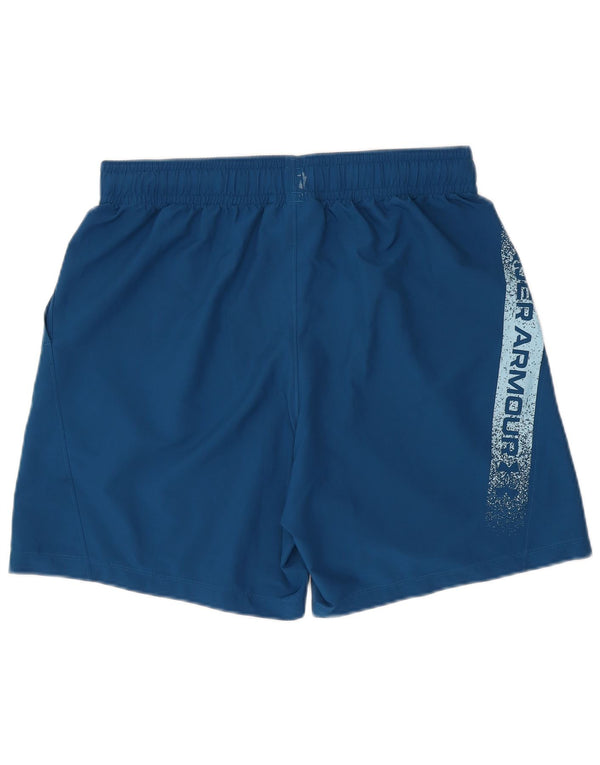 UNDER ARMOUR Mens Graphic Sport Shorts Large Blue