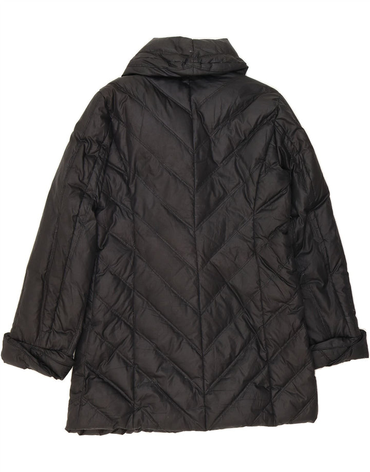 MAX & CO. Womens Padded Coat IT 46 Large Black Polyester Vintage Max & Co. and Second-Hand Max & Co. from Messina Hembry 