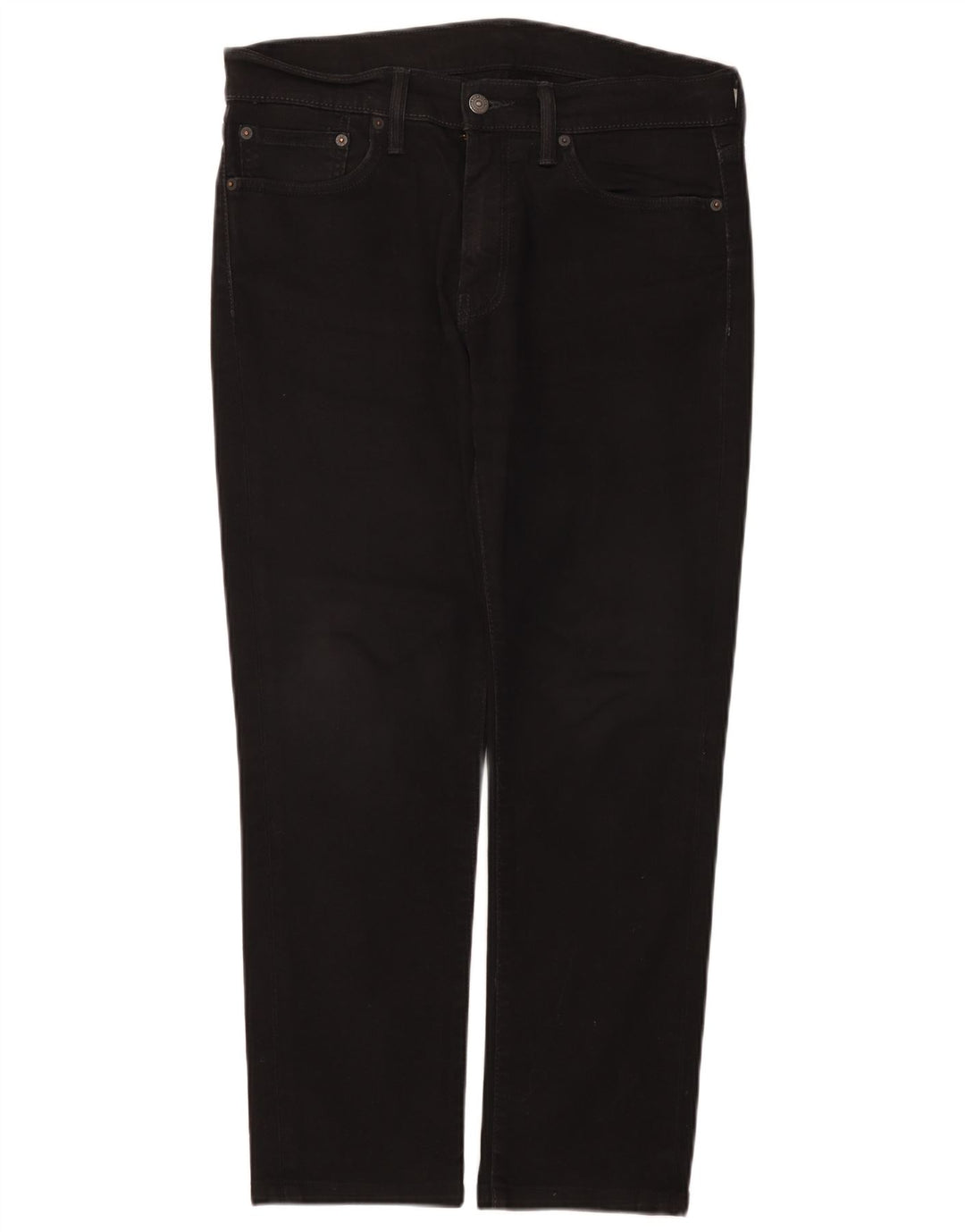 Levi's Mens Slim Jeans W33 L28 Black Cotton