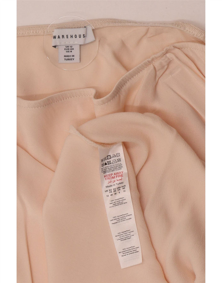 Warehouse Womens Maxi Skirt UK 12 Medium W28 Beige Viscose