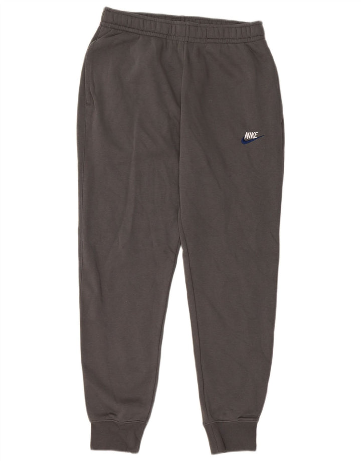 NIKE Mens Tracksuit Trousers Joggers Small  Grey Cotton