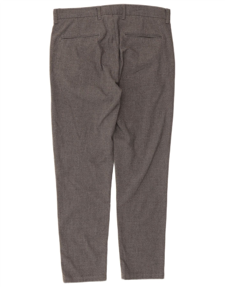 ZARA Mens Slim Chino Trousers EU 38 Small W30 L27 Grey