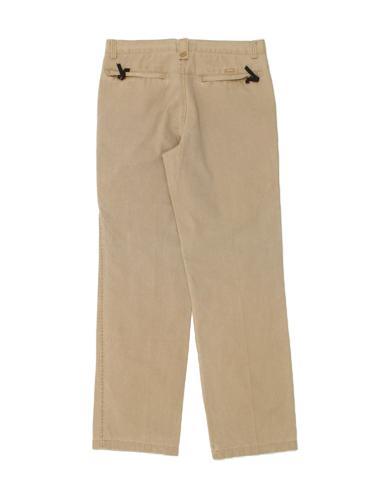 OXER Mens Straight Cargo Trousers W34 L33 Beige Cotton Vintage OXER and Second-Hand OXER from Messina Hembry 