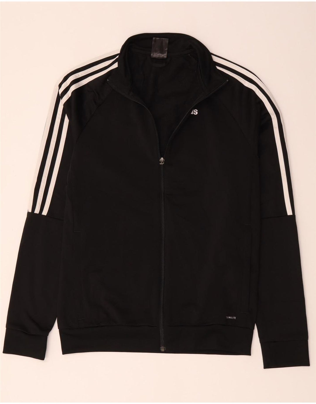 Adidas Mens Climalite Tracksuit Top Jacket XS Black Polyester