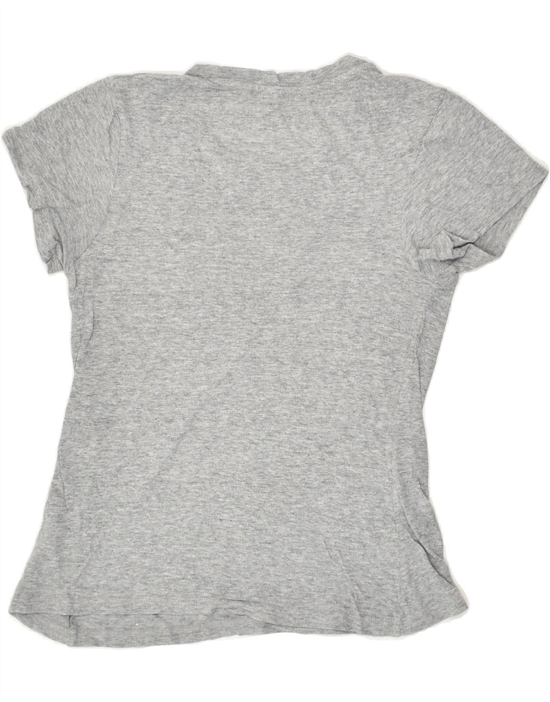 CALVIN KLEIN Womens T-Shirt Top UK 10 Small Grey Cotton | Vintage Calvin Klein | Thrift | Second-Hand Calvin Klein | Used Clothing | Messina Hembry 