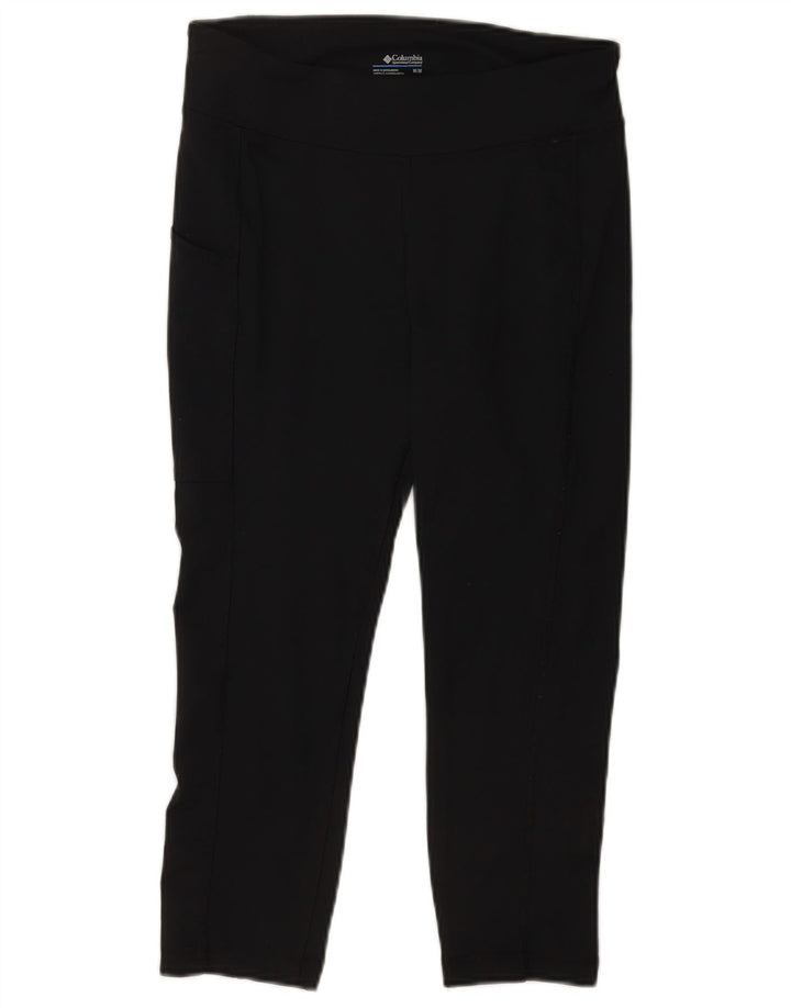 Columbia Womens Capri Leggings UK 12 Medium Navy Blue Polyester
