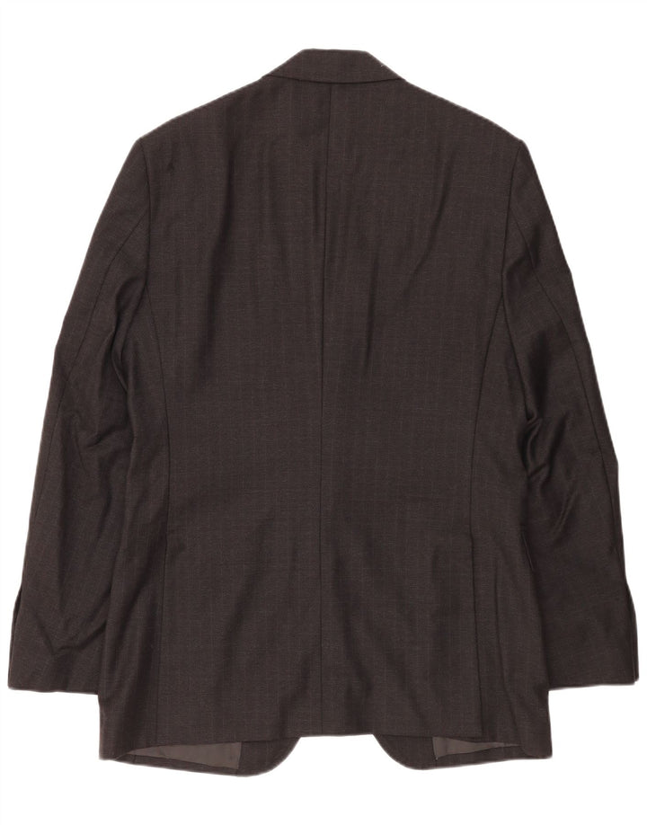 DOLCE & GABBANA Mens 2 Button Blazer Jacket UK 38 Medium Grey Check