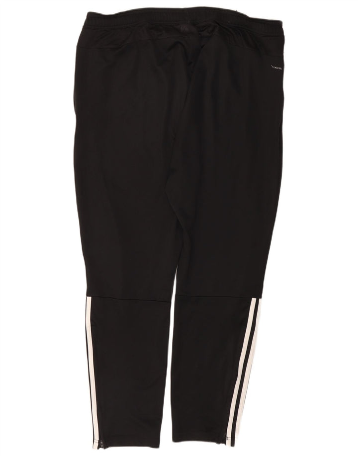 Adidas Mens Tracksuit Trousers 2XL Black Polyester Sports