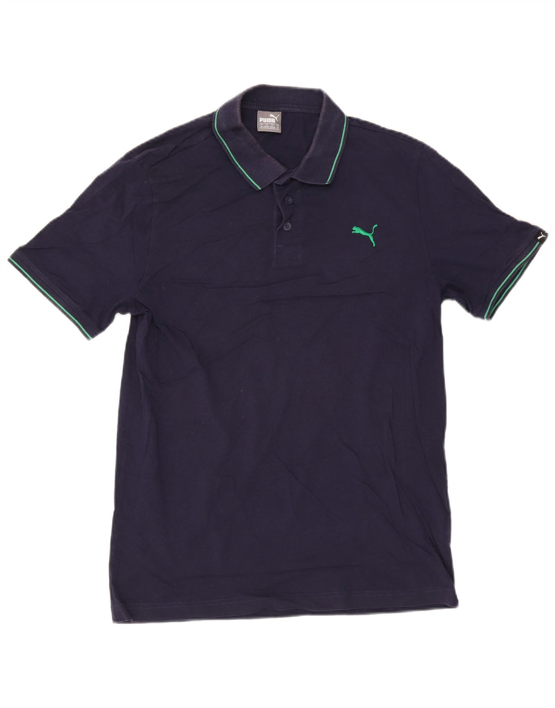 Puma Mens Polo Shirt Medium Navy Blue