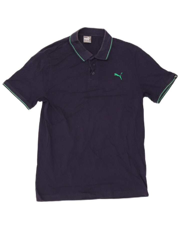 Puma Mens Polo Shirt Medium Navy Blue