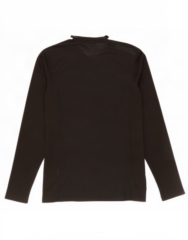 Puma Mens Top Long Sleeve Medium Black Colourblock Polyester