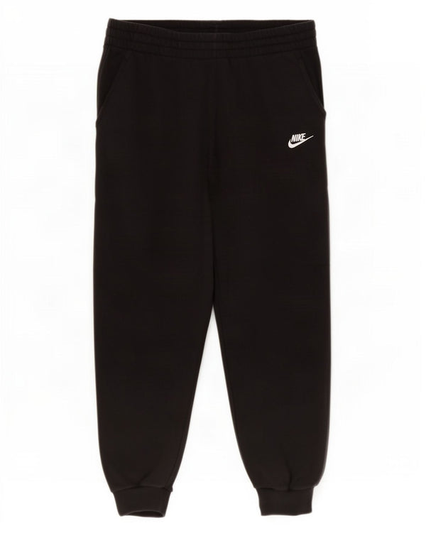 Nike Boys Tracksuit Trousers Joggers 13-14 Years XL Black Cotton