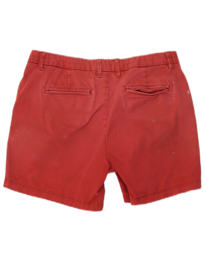 Fat Face Womens Chino Shorts UK 10 Small W32 Red Cotton