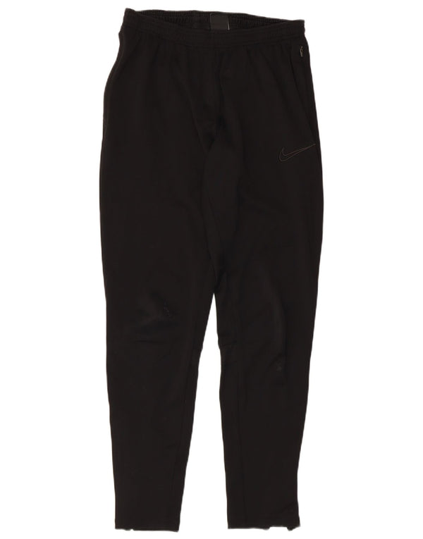 Nike Mens Dri Fit Tracksuit Trousers Small Black Polyester