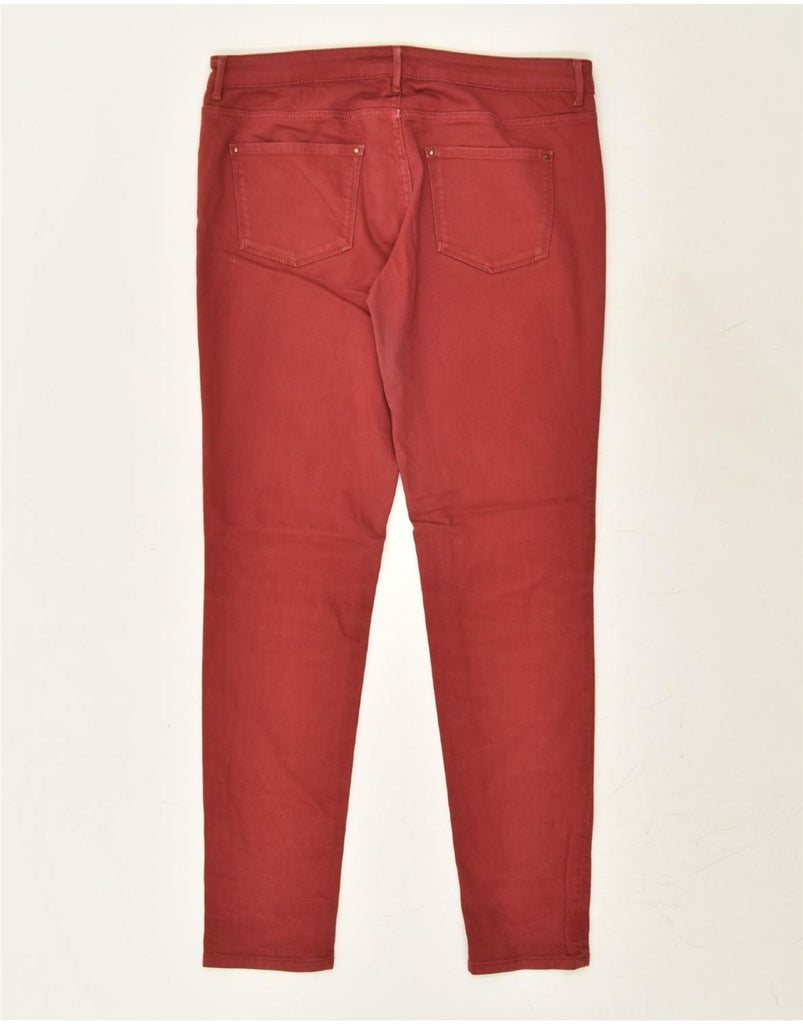 MASSIMO DUTTI Womens Slim Jeans EU 40 Medium W30 L30 Red Cotton | Vintage Massimo Dutti | Thrift | Second-Hand Massimo Dutti | Used Clothing | Messina Hembry 