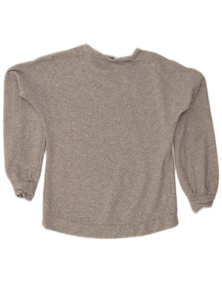 Puma Womens Sweatshirt Jumper UK 8 Small Grey Cotton