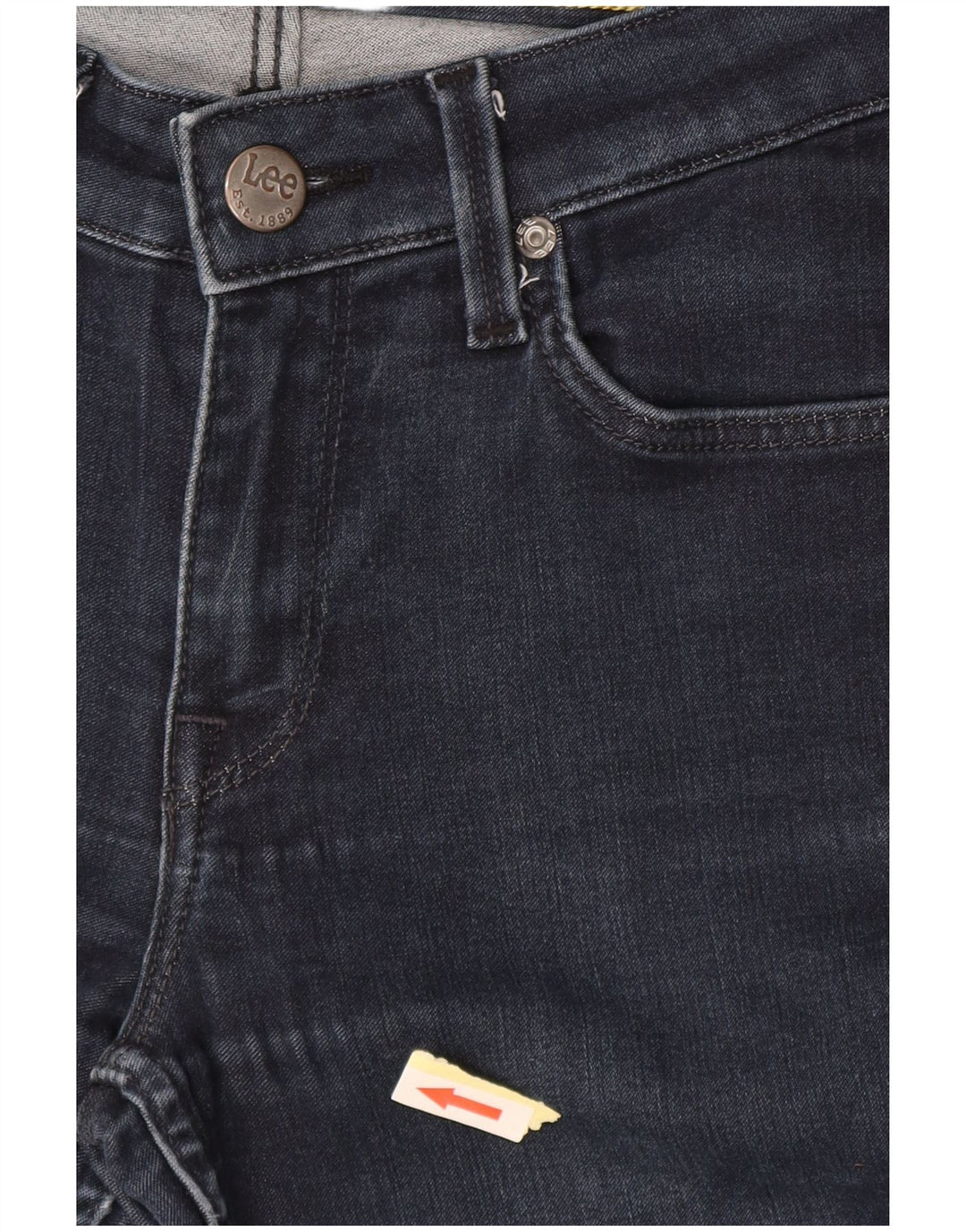 Lee Womens Skinny Jeans W28 L30 Navy Blue Cotton
