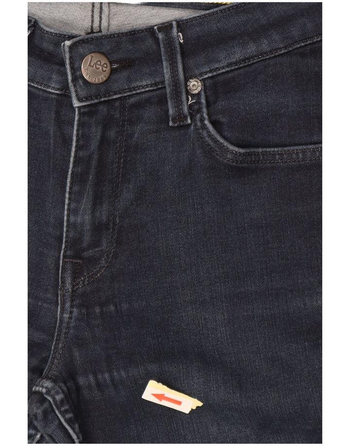 Lee Womens Skinny Jeans W28 L30 Navy Blue Cotton